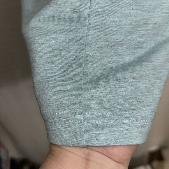 Cottoline XL Teal Cotton Short Sleeve Crew Tee - Picture 7 of 11